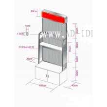 Retail Store Garment Island Display Stand Shelves